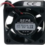 8581968191 MFB30G05, DC Axial Fan, 5 V, Square, 30 mm, 10 mm, Ball Bearing, 4.01 CFM Hirschmann