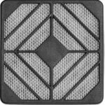 8034117444 F92/MR, Fan Filter for 97mm Fans, Plastic Filter, Plastic Frame, 97x97x12mm Hirschmann