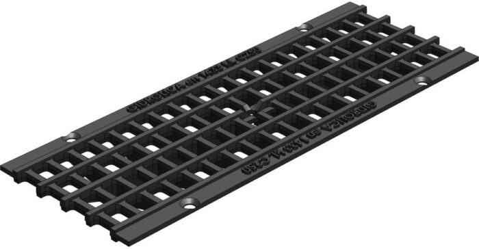 8007347240 Standart Решетка водоприемная DN150, 500х186х23 мм чугунная класса С250 517 Hirschmann — изображение 2