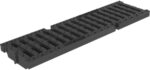 8008400854 Standart Решетка водоприемная DN100, 500х138х21 мм - щелевая пластиковая класса С250 509 Hirschmann