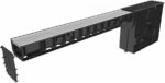 8008400855 Standart Решетка водоприемная DN100, 1000х136х20 мм - стальная оцинкованная класса В125 501 Hirschmann — изображение 2