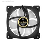 8028910600 EX295970RUS, Вентилятор с подсветкой ExeGate EX12025H3P4PSU-PWM.ARGB (120x120x25, ARGB, Hydraulic bearing (гидродинамический), 4pin + 3pin, Hirschmann — изображение 4