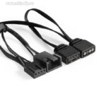 8028910600 EX295970RUS, Вентилятор с подсветкой ExeGate EX12025H3P4PSU-PWM.ARGB (120x120x25, ARGB, Hydraulic bearing (гидродинамический), 4pin + 3pin, Hirschmann — изображение 5