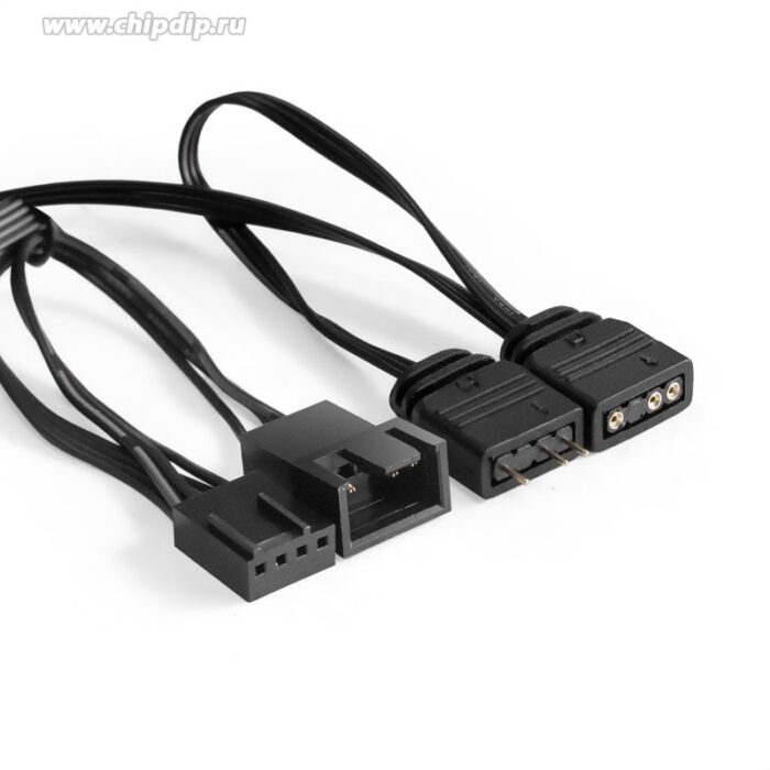 8028910598 EX295968RUS, Вентилятор с подсветкой ExeGate EX12025H3P4PYH-PWM.ARGB (120x120x25, ARGB, Hydraulic bearing (гидродинамический), 4pin + 3pin, Hirschmann — изображение 5
