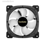 8028910604 EX295974RUS, Вентилятор с подсветкой ExeGate EX12025H6PSU-PWM.ARGB (120x120x25 мм, ARGB, Hydraulic bearing (гидродинамический), 6pin, 1200RP Hirschmann — изображение 3