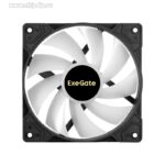 8028910595 EX295965RUS, Вентилятор с подсветкой ExeGate EX12025HM3PM.FRGB.5CS (120x120x25 мм, FRGB, Hydraulic bearing (гидродинамический), 3pin+Molex, Hirschmann — изображение 3