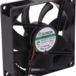 8034117677 MF92251V1-10000-A99, Axial Fan, 12 V dc, dc Operation, 51.5cfm, 1.94W, 161mA Max, 92 x 92 x 25mm Hirschmann