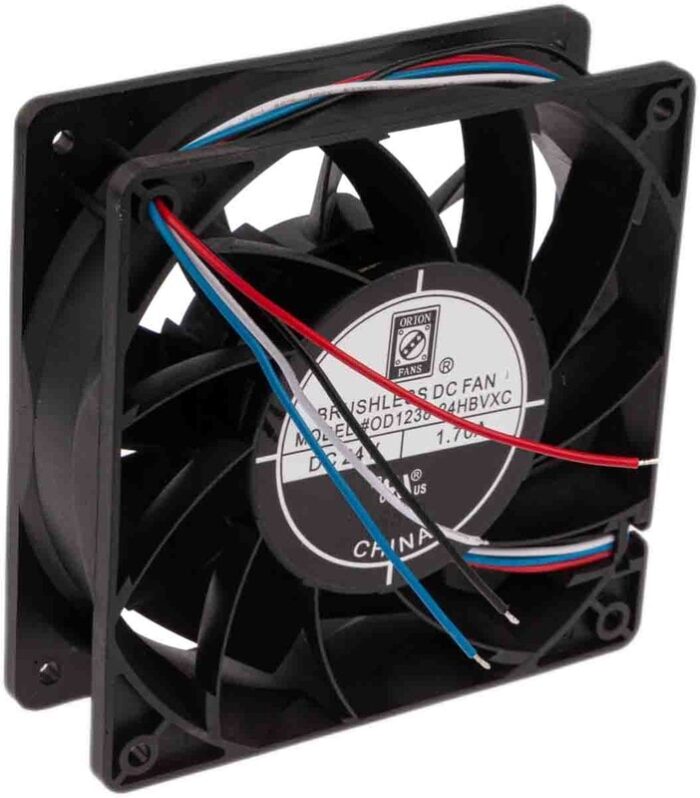 8009922928 Axial Fan, 24 V dc, DC Operation, 383.9m³/h, 40.8W, 1.7A Max, 120 x 120 x 38mm () Hirschmann — изображение 3