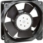 8005807525 4114N/2H6P, Fan Tubeaxial 24VDC Square - 119mm L x 119mm H Ball 259.0 CFM (7.25m³/min) 4 Wire Leads Hirschmann