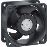 8033770244 624HR, DC Fans DC Tubeaxial Fan, 60x60x25mm, 24VDC, 46m3/h, 2.4W, 39dBA, 6850RPM, 105Pa, Ball Hirschmann