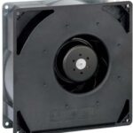 8004985877 RG160-28/18NU, Blowers & Centrifugal Fans DC Radial Blower, 220x220x56mm, 48VDC, 123CFM, 20W, 2850RPM, Ball, IP68, FlatPak Hirschmann