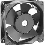 8005992044 4118N/2H3, Fan Tubeaxial 48VDC Square - 119mm L x 119mm H Ball 182.4 CFM (5.11m³/min) 3 Wire Leads Hirschmann