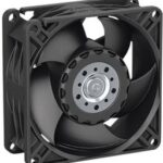 8034141834 8314NHL, Axial Fan, 24 V dc, dc Operation, 68m³/h, 0.72 → 3.5W, 125mA Max, 80 x 80 x 32mm Hirschmann