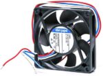 8004985479 712F/2, DC Fans Tubeaxial Fan, 70x70x15mm, 12VDC, 25.9CFM, Speed Signal/Open Collector Output Hirschmann