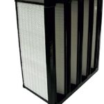 8028932415 Glass Fibre Bag Filter, F9 Grade, 592 x 287 x 292mm Hirschmann