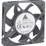 8004747131 EFB0512HHA, DC Fans DC Tubeaxial Fan, 50x10mm, 12VDC, Ball Bearing, Lead Wires Hirschmann