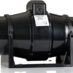 8028938248 Round In Line Extractor Fan, 31dB, Double Insulated with Motor Fitted, Duct Size 100mm Hirschmann