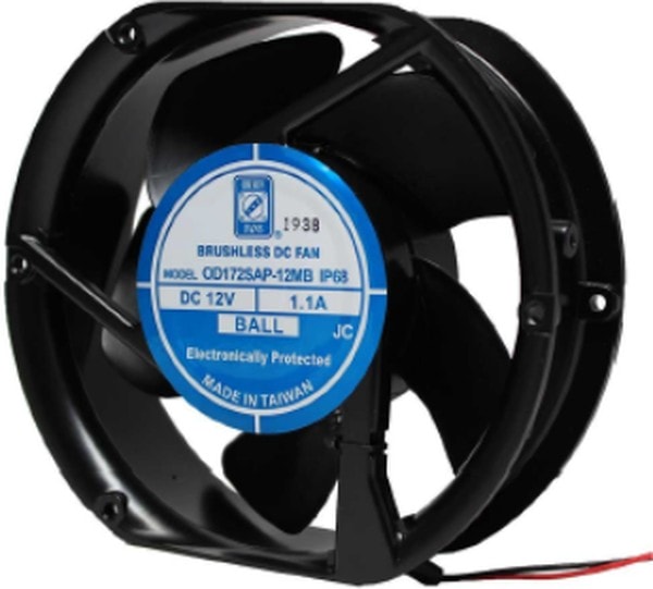doc041864148 8028940005 Axial Fan, 24 V dc, DC Operation, 235cfm, 15W, 0.97A Max, IP68, 172 x 150 x 51mm Hirschmann — изображение 1