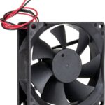 8028940006 Axial Fan, 12 V dc, DC Operation, 40cfm, 2.2W, 0.18A Max, IP68, 80 x 80 x 25mm Hirschmann