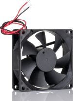 8028940006 Axial Fan, 12 V dc, DC Operation, 40cfm, 2.2W, 0.18A Max, IP68, 80 x 80 x 25mm Hirschmann
