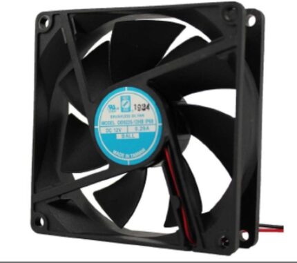 8028940010 Axial Fan, 12 V dc, DC Operation, 50cfm, 3W, 0.29A Max, IP68, 92 x 92 x 25mm Hirschmann