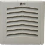 8028941377 Filter Fan, 230 V, AC Operation, 39m³/h Filtered, 48m³/h Unimpeded, IP54, 120x120mm Hirschmann