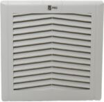 8028941384 Filter Fan, 115 V, AC Operation, 138m³/h Filtered, 162m³/h Unimpeded, IP54, 149x149mm Hirschmann