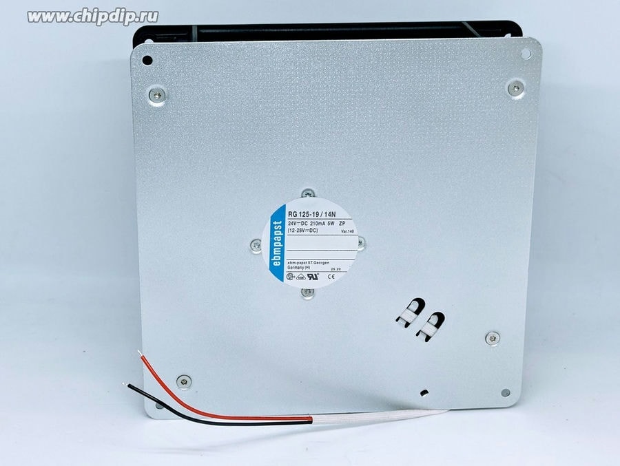 doc041904624 8029163388 Вентилятор Ebmpapst RG125-19/14N DC 24V 210mA 5W 180x180x40 2pin Hirschmann — изображение 1