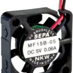 8012537299 MF15B05-008, DC Axial Fan, 5 V, Square, 15 mm, 4.5 mm, MagFix Hirschmann
