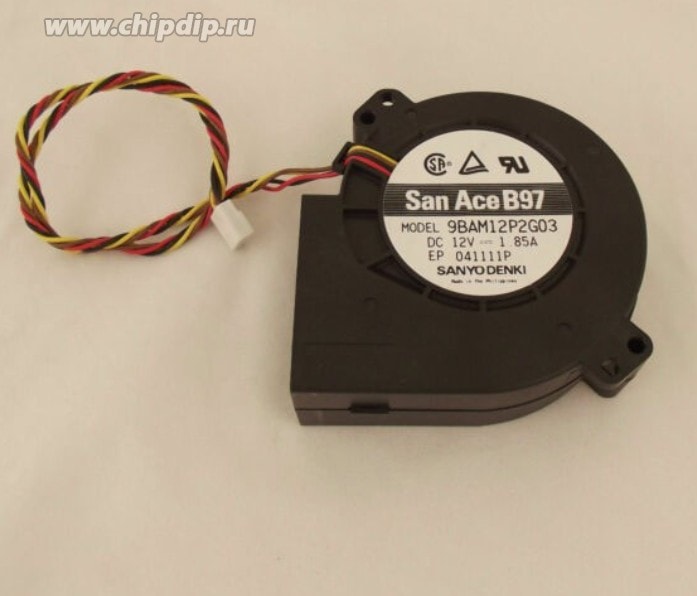 doc041978061 8017873610 Вентилятор San Ace B97 9BAM12P2G03 12V 1.85A 111013P улитка 92x32 () Hirschmann — изображение 1