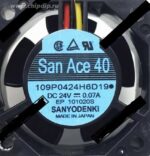 8017873440 Вентилятор SanAce 109P0424H6D19 24V 0,07A 40x20 A90L-0001-0385#T () Hirschmann