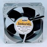 8007681654 Вентилятор SanAce 140L 109L1424H507 24V 0.6A 060104F 24V 2 провода 140x50 Hirschmann — изображение 2