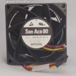 8017873655 Вентилятор SanAce 80 9HV0812P1G013 9HV0812P1G001 740-056689 Huawei EP 101618P 80x38 12V 3.4A 4pin () Hirschmann