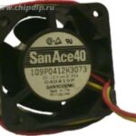 8017873433 Вентилятор Sanyo Denki San Ace 40 109P0412K3073 40x28мм 12V 0.55A OEM () Hirschmann