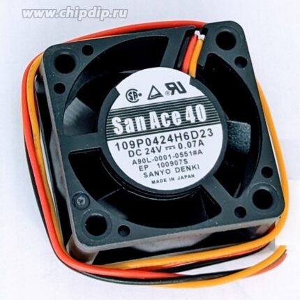 8017873441 Вентилятор Sanyo Denki San Ace 40 109P0424H6D22 (Fanuc A90L-0001-0551) 40x20мм 24V 1.68W 0.07A 40x20 () Hirschmann