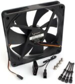8048463201 Вентилятор Gembird S14025H-3P4M, 140x140x25, гидродин.подшипник, тихий, 3pin + Molex, провод 40см Hirschmann — изображение 7