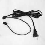 8006484663 C45-2DC-72P, Fan Power Cord Fan Terminal Receptacle 45° (2) 72.0" (1.83m) NEMA 1-15 Plug Hirschmann — изображение 2