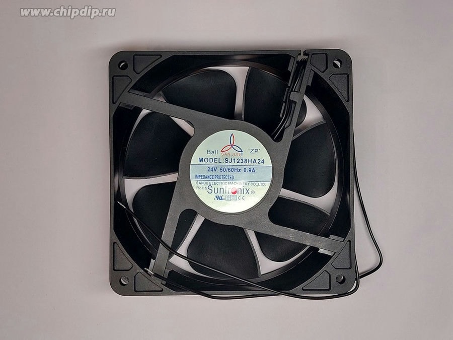 doc042003874 8017510223 Вентилятор Suntronix SAN JUN SJ1238HA24 24V 50/60Hz 0.9A 120X38 2pin Hirschmann — изображение 1