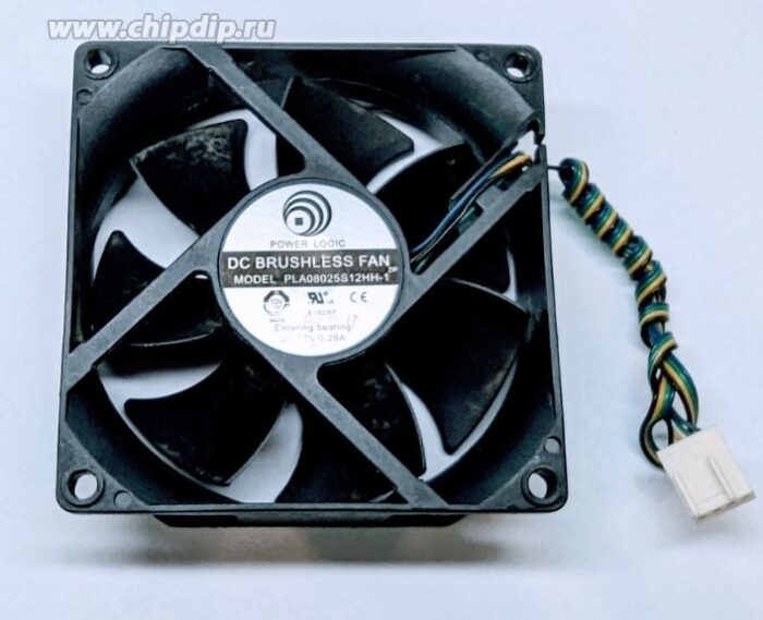 8013888148 Вентилятор GlacialTech PLA08025S12HH-1-LV 80x25 4pin 12V 0.50A Hirschmann — изображение 3
