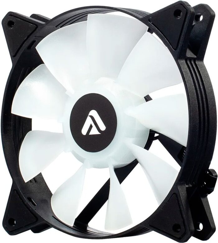8056079455 Кулер Lyambda LAC-01 (чёрный, ARGB, 1100 RPM, 20.3 dBA, 36.54 CFM, 4-Pin/5v ARGB) Hirschmann — изображение 4