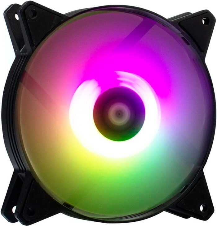 8056079455 Кулер Lyambda LAC-01 (чёрный, ARGB, 1100 RPM, 20.3 dBA, 36.54 CFM, 4-Pin/5v ARGB) Hirschmann — изображение 8