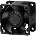 8033863370 PF40281B2-1000U-A9H, Fan Tubeaxial 12VDC Square - 40mm L x 40mm H Ball 18.0 CFM (0.504m³/min) 2 Wire Leads Hirschmann