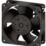 8034003611 XGC0384BX-1000U-A9H, Fan Tubeaxial 48VDC Square - 120mm L x 120mm H Ball 301.7 CFM (8.45m³/min) 2 Wire Leads Hirschmann