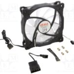 8025812642 AK-FN093, Fan: DC; axial; 12VDC; 120x120x25mm; 23.2dBA; FD; 1200rpm; 1.14mmH2O Hirschmann