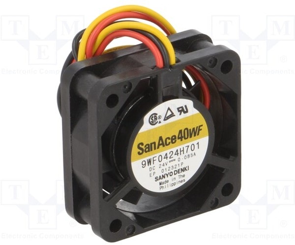 doc042338631 8049571504 Вентилятор Sanyo Denki San Ace 9WF0424H701 24V 0.085A 40x15 3pin Hirschmann — изображение 1