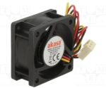 8026989790 AK-4020MS, Fan: DC; axial; 12VDC; 40x40x20mm; 25dBA; EBR; 5000rpm; 2.82mmH2O Hirschmann — изображение 2