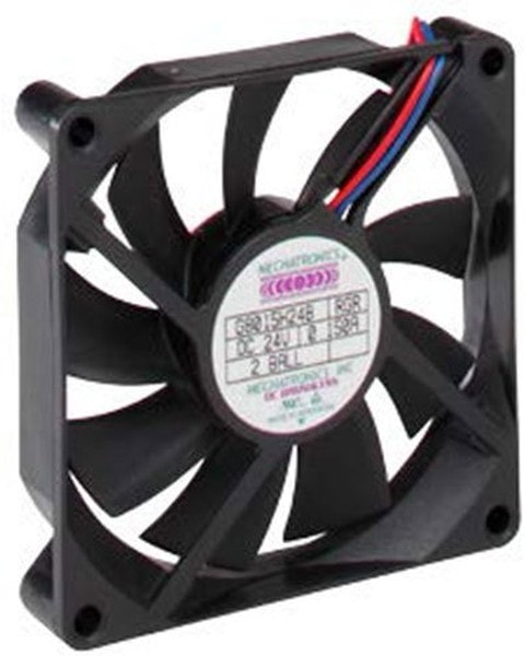 doc042435435 8005807031 G8015X12B-RGR, Fan Tubeaxial 12VDC Square - 80mm L x 80mm H Ball 43.0 CFM (1.20m³/min) 2 Wire Leads Hirschmann — изображение 1
