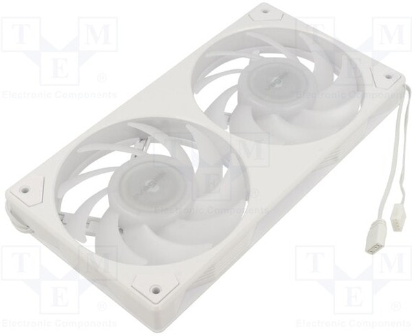 doc042481285 8025814124 AK-FN112-WH, Fan: DC; axial; 12VDC; 240x125x25mm; 37.5dBA; ball bearing; white Hirschmann — изображение 1