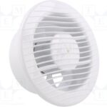 8029312414 007-0334, Fan: AC; axial; 230VAC; O148mm; 280m3/h; 47dBA; ball bearing; IPX4 Hirschmann