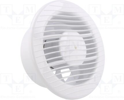 8029312414 007-0334, Fan: AC; axial; 230VAC; O148mm; 280m3/h; 47dBA; ball bearing; IPX4 Hirschmann